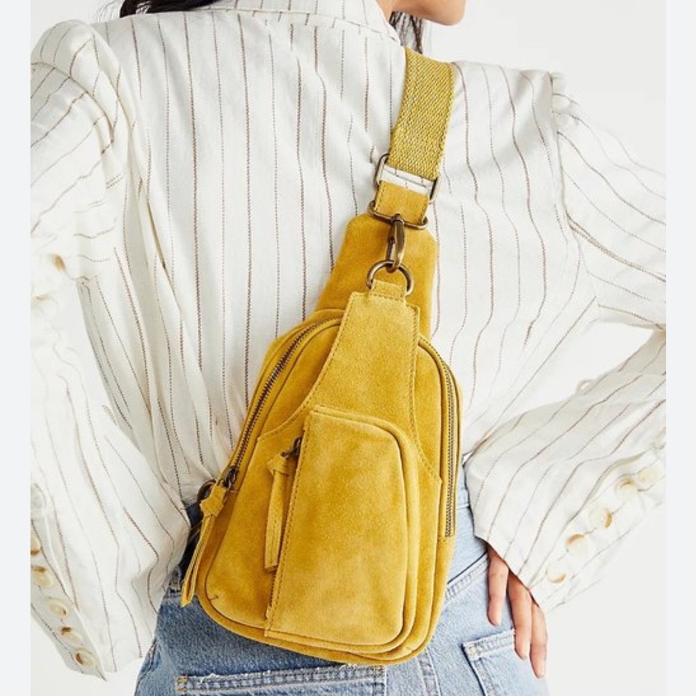 Stylish Yellow Crossbody Bag